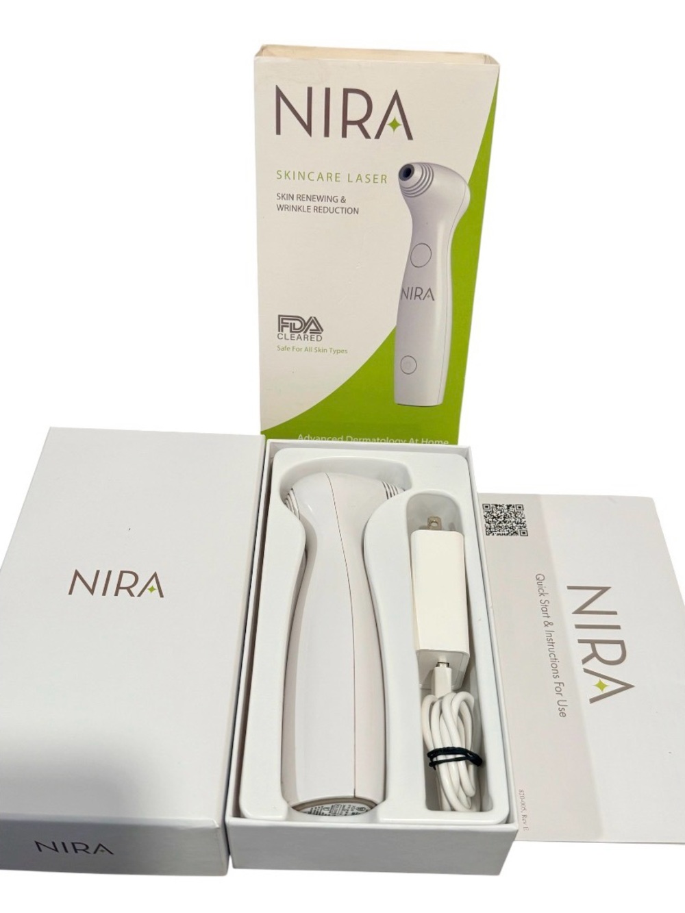 NIRA Skincare Laser Device in White